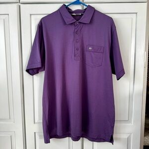 Travis Mathew -Purple Polo Shirt. XL